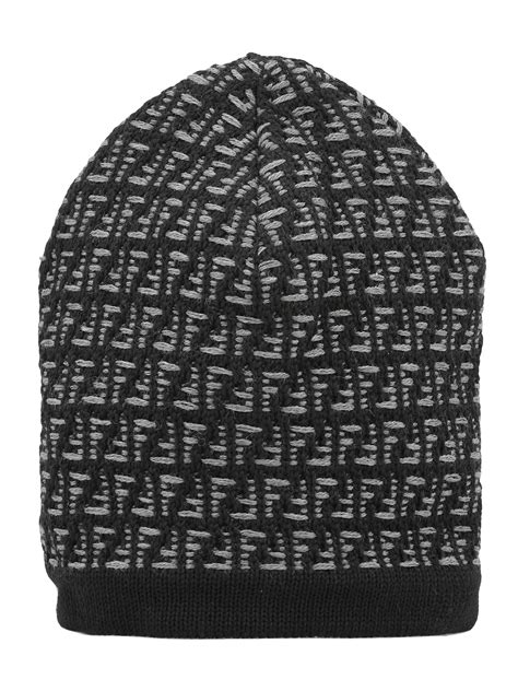 fendi black wool hat.